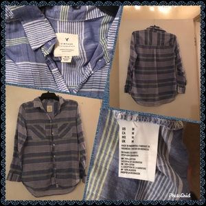American eagle vintage boyfriend flannel